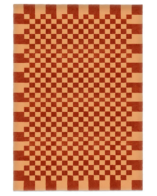 The Twiggy Rug | Rust Border