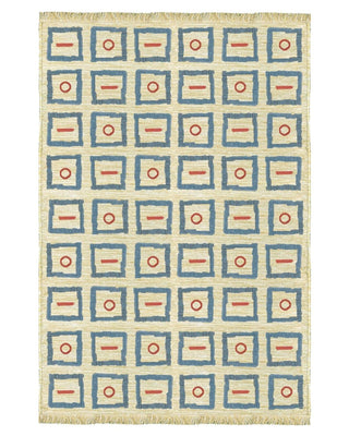 The Dash Dot Rug | Moss