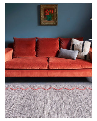 The Stitch Rug | Tomato